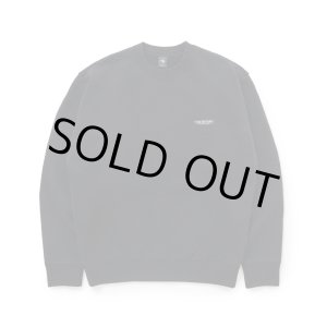 画像: RATS/FLEECE CREW NECK SWEAT  BLACK
