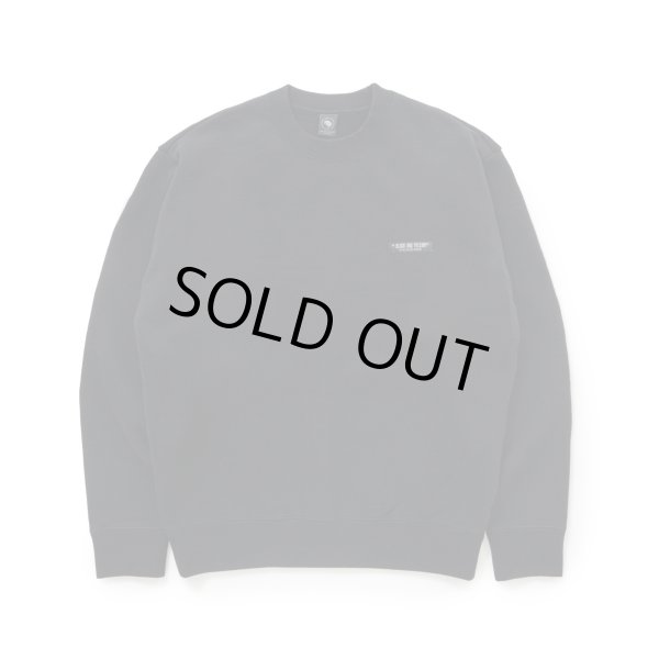 画像1: RATS/FLEECE CREW NECK SWEAT  BLACK