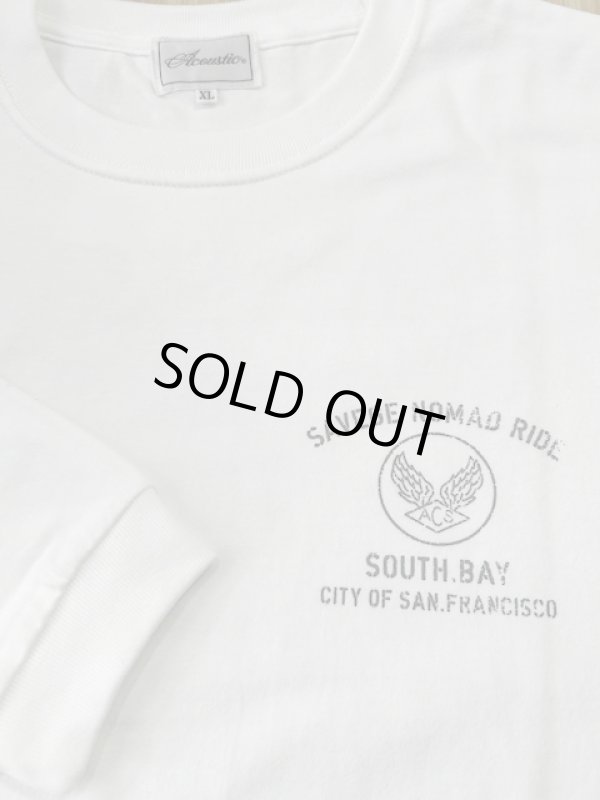 画像4:  ACOUSTIC/SOUTH BAY LS T  WHITE