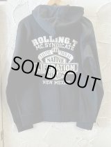 画像:  ACOUSTIC/ROLLING ZIP PARKA  BLACK