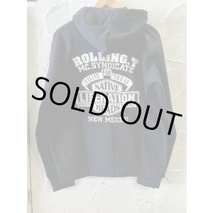 画像: ACOUSTIC/ROLLING ZIP PARKA BLACK