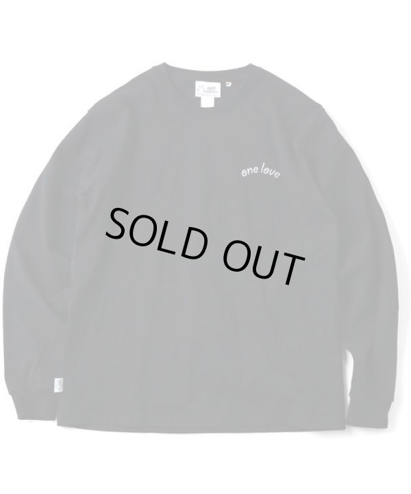 画像3: GYMMASTER/ONE LOVE EMBROIDERY LS T  BLACK