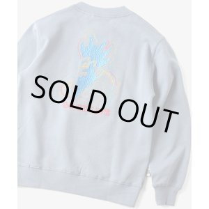 画像: (再入荷) GYMMASTER/GOOD LIFE EMBROIDERY SWEAT GRAYISH BLUE