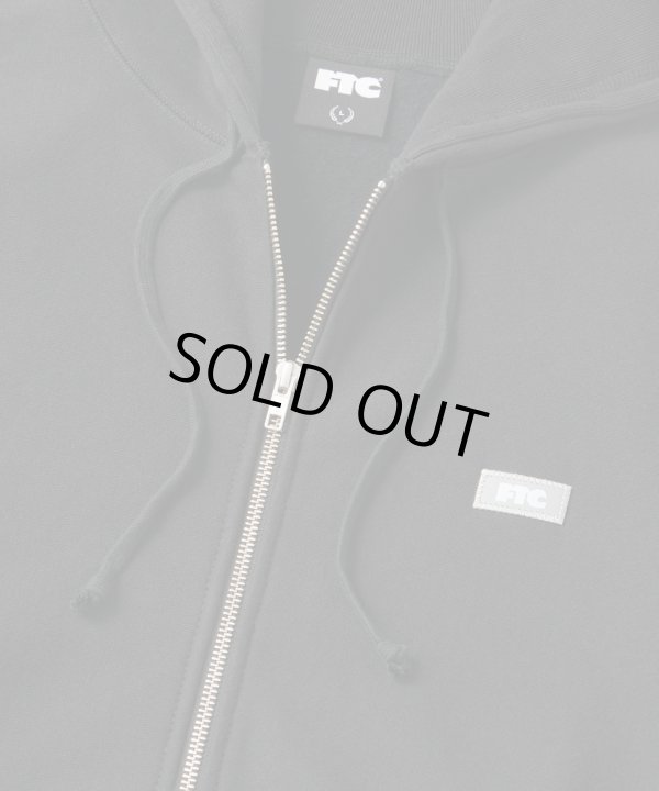 画像2: FTC/REFLECTIVE SMALL BOX LOGO ZIPUP HOODY BLACK