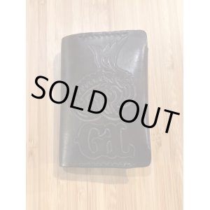 画像: GROK LEATHER//CARD HOLDER CARVING BLACK