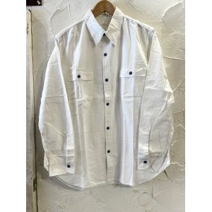 画像: VINTAGE EL/CHAMBRAY SHIRTS  WHITE