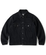 画像: FTC/DENIM TRUCKER JACKET  BLACK