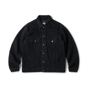 画像: FTC/DENIM TRUCKER JACKET  BLACK
