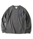 画像3: GYMMASTER/GOOD DAY EMBROIDERY LS T  CHARCOAL