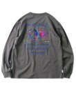 画像2: GYMMASTER/GOOD DAY EMBROIDERY LS T  CHARCOAL