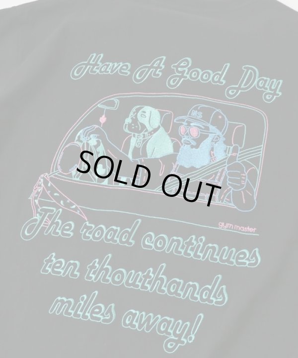 画像4: GYMMASTER/GOOD DAY EMBROIDERY LS T  CHARCOAL