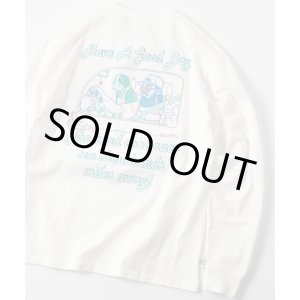 画像: GYMMASTER/GOOD DAY EMBROIDERY LS T WHITE