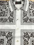 画像3: (DEAD STOCK) SOFTMACHINE/ROSE FILL BANDANA SHIRTS  WHITE