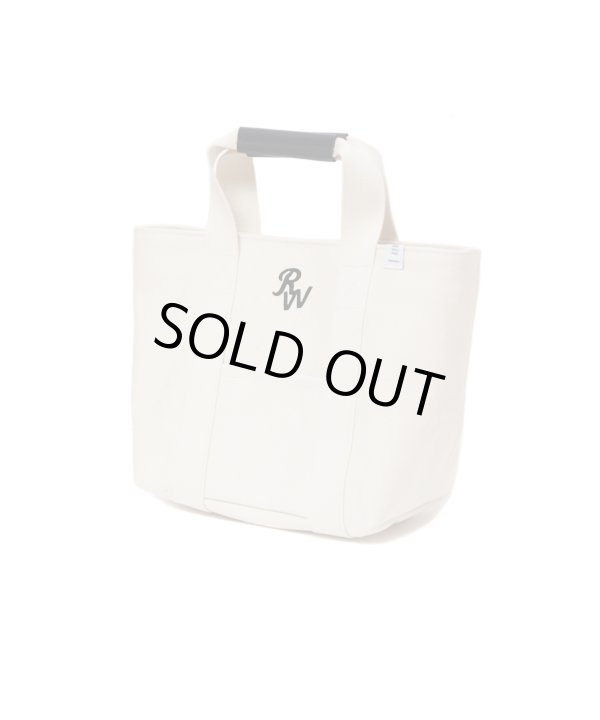 画像1: ROTTWEILER/CANVAS TOTE BAG SMALL  WHITE