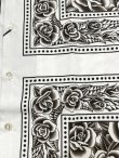 画像4: (DEAD STOCK) SOFTMACHINE/ROSE FILL BANDANA SHIRTS  WHITE