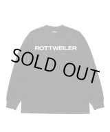 画像: ROTTWEILER/R9 LOGO LS T  BLACK