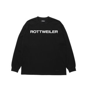 画像: ROTTWEILER/R9 LOGO LS T  BLACK