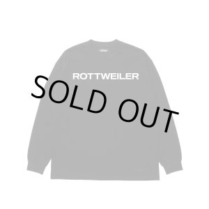 画像: ROTTWEILER/R9 LOGO LS T  BLACK