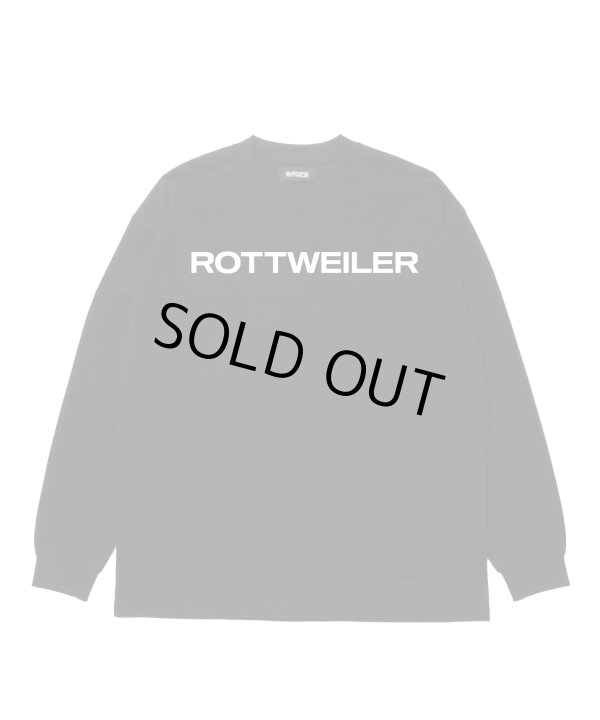 画像1: ROTTWEILER/R9 LOGO LS T  BLACK