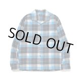 画像: RATS/COTTON RAYON CHECK SHIRT  BLUExBLACK