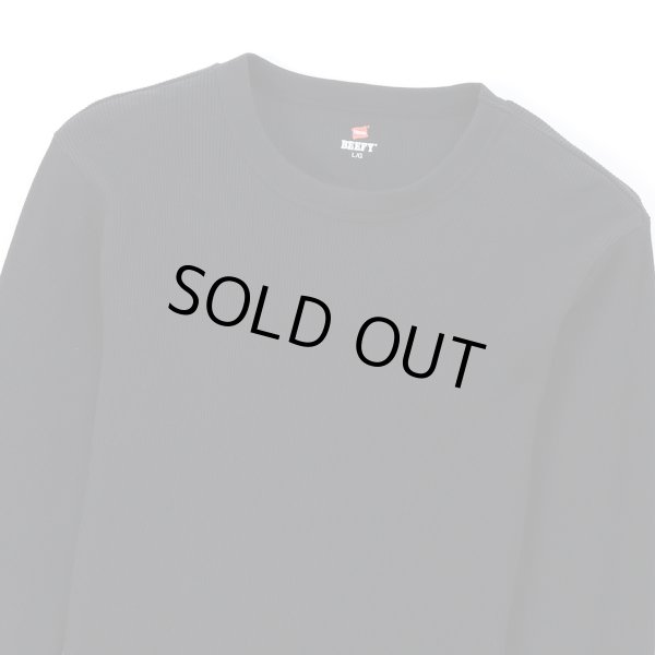 画像2: HANES/BEEFY THERMAL LS T  BLACK