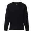 画像1: HANES/BEEFY THERMAL LS T  BLACK