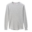 画像1: HANES/CREW NECK L.SLEEVE THERMAL  GRAY
