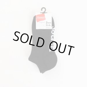画像: HANES/SNEAKERS IN SOCKS 3P  BLACK