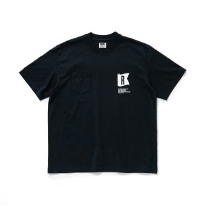画像: RATS/FLAG POCKET T  BLACK