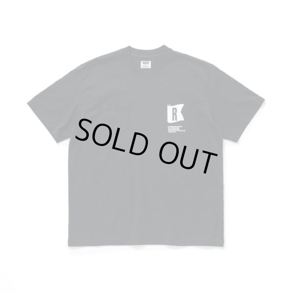 画像1: RATS/FLAG POCKET T  BLACK