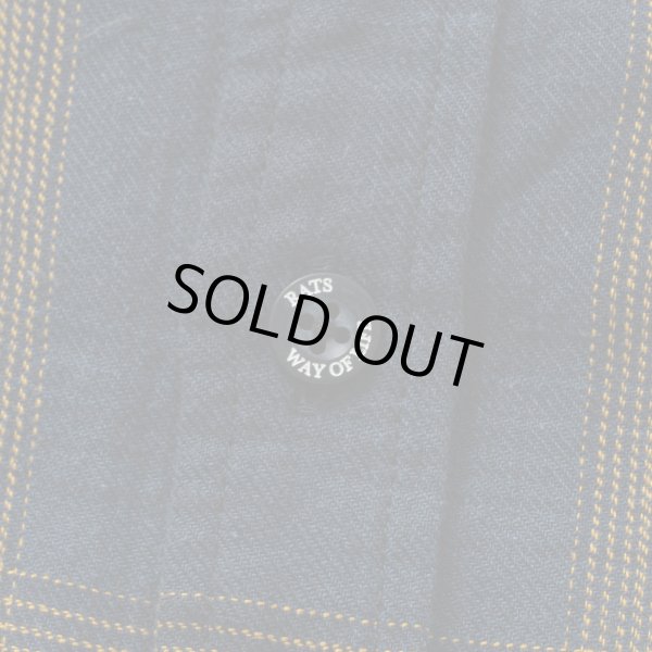 画像5: RATS/COTTON LINEN CHECK SHIRT  NAVYxYELLOW