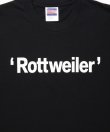 画像3: ROTTWEILER/RW T  BLACK