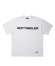 画像1: ROTTWEILER/R9 LOGO T  WHITE