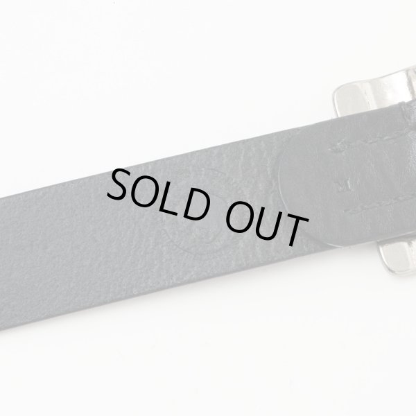 画像2: RATS/LEATHER BELT BLACKxSILVER