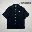 画像2: ALCARZA/BACK EMBROIDERY SHIRT PYTHON  BLACK