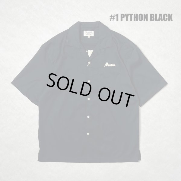 画像2: ALCARZA/BACK EMBROIDERY SHIRT PYTHON  BLACK
