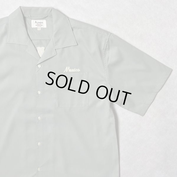 画像4: ALCARZA/BACK EMBROIDERY SHIRT PYTHON  GREEN