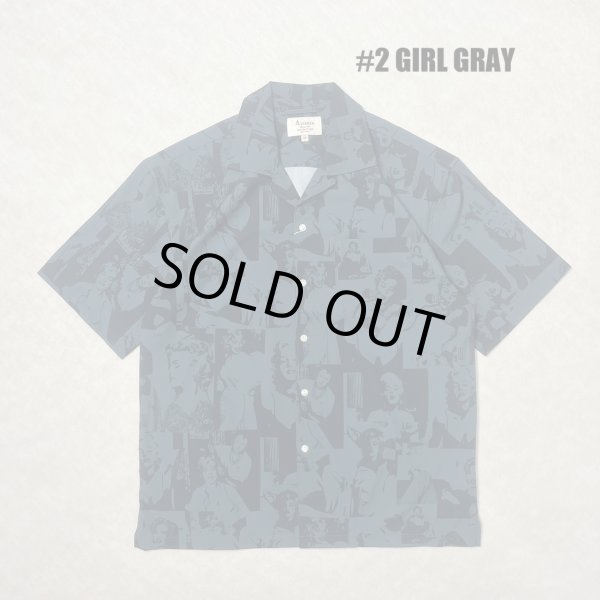 画像1: ALCARZA/OPEN SHIRT GIRL  GRAY