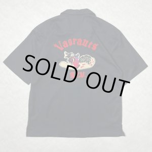 画像: (再入荷) ALCARZA/BACK EMBROIDERY SHIRT WOLF  BLACK