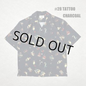 画像: ALCARZA/OPEN SHIRT TATOO  CHARCOAL