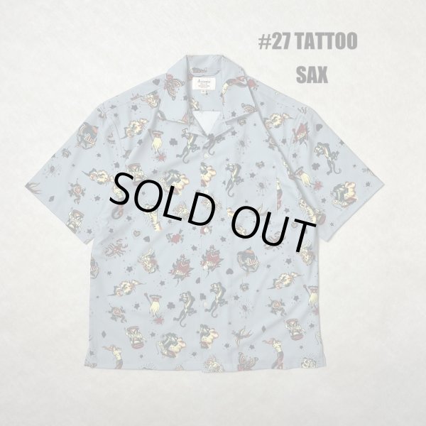 画像1: ALCARZA/OPEN SHIRT TATOO  SAX