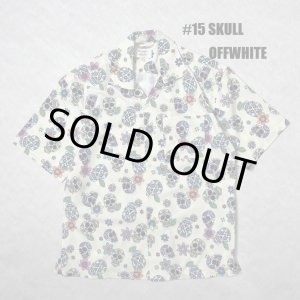 画像: ALCARZA/OPEN SHIRT SKULL  OFFWHITE