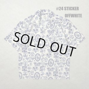 画像: ALCARZA/OPEN SHIRT STICKER  OFFWHITE