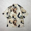 画像2: ALCARZA/x葛飾北斎 OPEN COLLAR SHIRT 妖怪 BEIGE