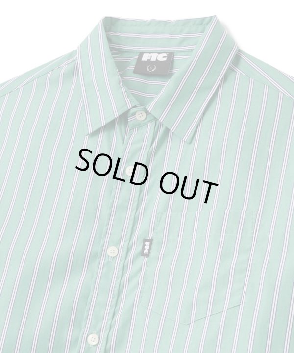 画像2: FTC/STRIPE SHIRT  GREEN