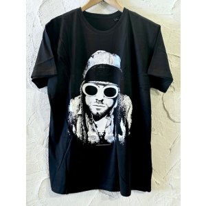 画像: ROCK OFF/KURT COBAIN ONE COLOUR S/S T  BLACK