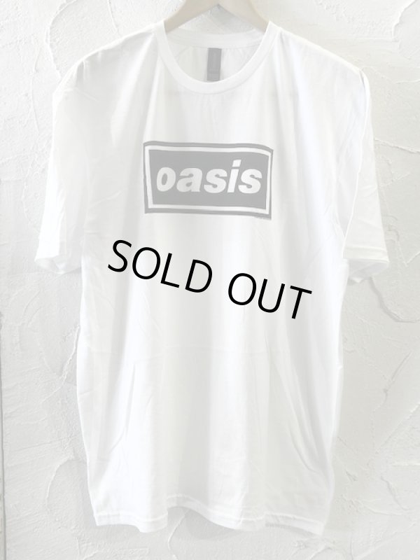 画像1: ROCK OFF/OASIS DECA LOGO S/S T  WHITE