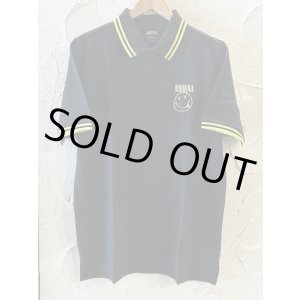 画像: ROCK OFF/UNISEX POLO SHIRT NIRVANA  BLACK