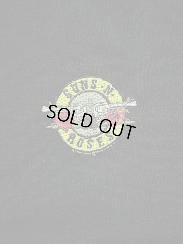 画像4: ROCK OFF/UNISEX POLO SHIRT GUNS N ROSES  BLACK