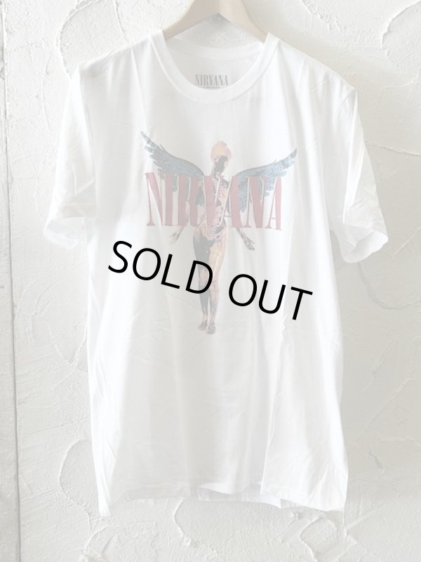 画像1: (店頭在庫分) ROCK OFF/NIRVANA ANGELIC S/S T  WHITE